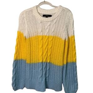 Vero‎ Moda Becca O-Neck Long Sleeve Sweater Sz M